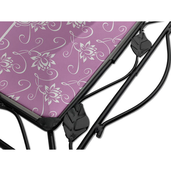 Lotus Flowers Square Trivet - Detail