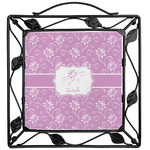 Lotus Flowers Square Trivet (Personalized)