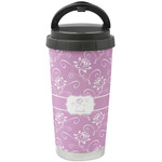 Lotus Flowers Stainless Steel Coffee Tumbler (Personalized)