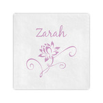 Lotus Flowers Cocktail Napkins (Personalized)