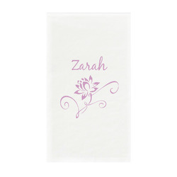 Lotus Flowers Guest Towels - Full Color - Standard (Personalized)