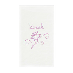 Lotus Flowers Guest Paper Towels - Full Color - Standard (Personalized)