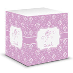 Lotus Flowers Sticky Note Cube (Personalized)