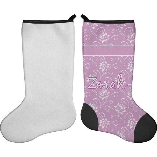 Lotus Flowers Stocking - Single-Sided - Approval