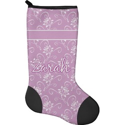 Lotus Flowers Holiday Stocking - Single-Sided - Neoprene (Personalized)