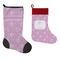 Lotus Flowers Stockings - Side by Side compare