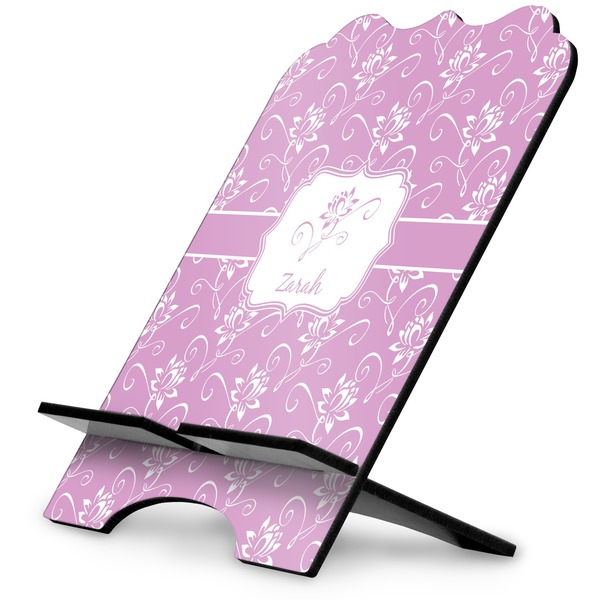 Custom Lotus Flowers Stylized Tablet Stand (Personalized)