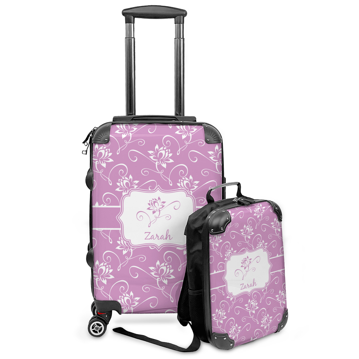 Custom Lotus Flowers Kids 2-Piece Luggage Set - Suitcase