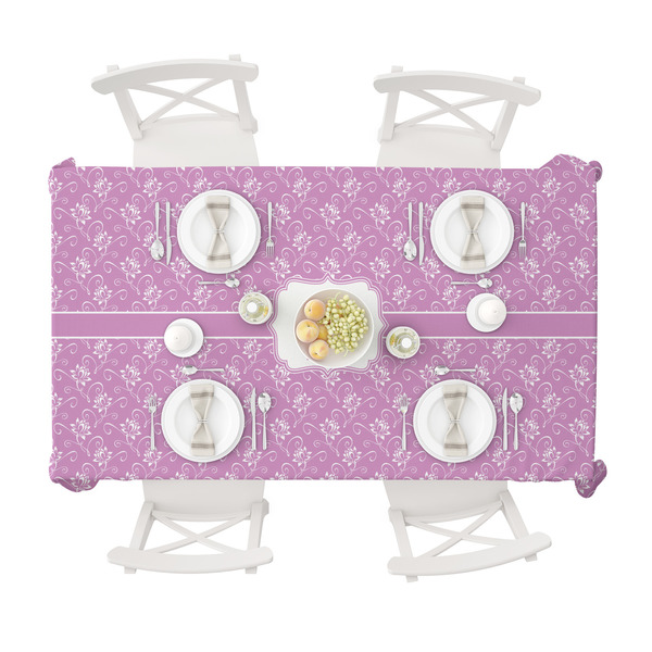 Lotus Flowers Tablecloths (58"x102") - TOP VIEW