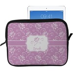Lotus Flowers Tablet Case / Sleeve - Large (Personalized)