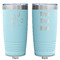 Lotus Flowers Teal Polar Camel Tumbler - 20oz -Double Sided - Approval