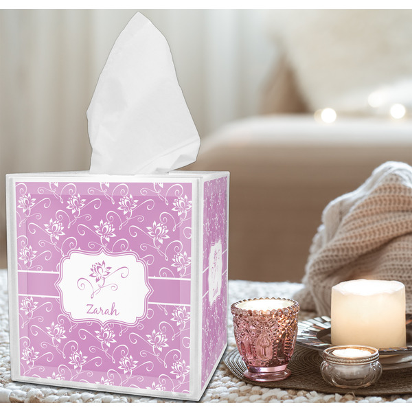 Lotus Flowers Tissue Box - LIFESTYLE