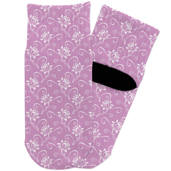 Custom Lotus Flowers Toddler Ankle Socks