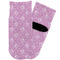 Lotus Flowers Toddler Ankle Socks - Single Pair - Front and Back