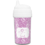 Lotus Flowers Toddler Sippy Cup (Personalized)