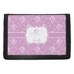 Lotus Flowers Trifold Wallet (Personalized)