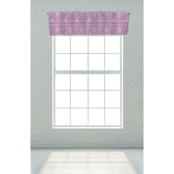 Lotus Flowers Valance - On window