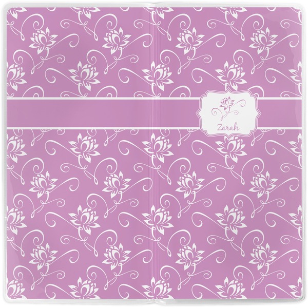 Lotus Flowers Vinyl Document Wallet - Apvl