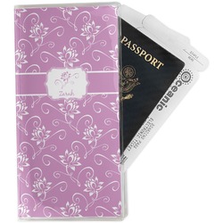 Lotus Flowers Travel Document Holder
