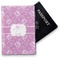 Lotus Flowers Vinyl Passport Holder (Personalized)