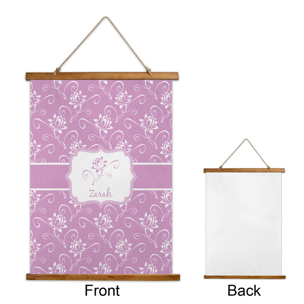 Lotus Flowers Wall Hanging Tapestry - Portrait - APPROVAL