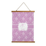 Lotus Flowers Wall Hanging Tapestry - Tall (Personalized)