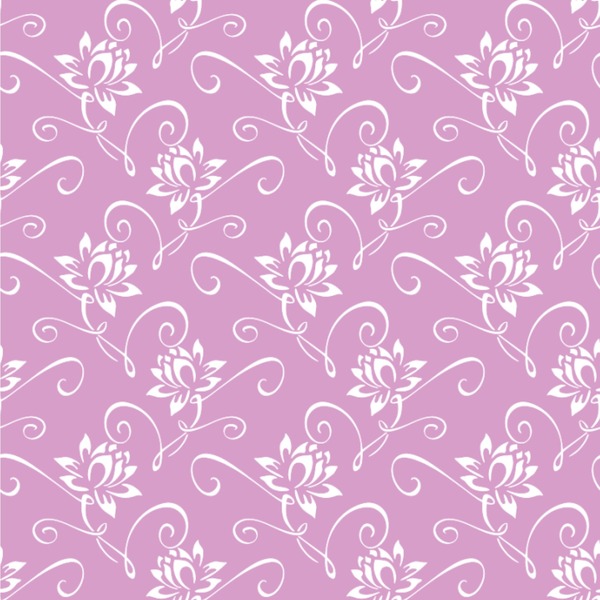 Custom Lotus Flowers Wallpaper & Surface Covering (Peel & Stick 24"x 24" Sample)