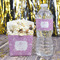 Lotus Flowers Water Bottle Label - w/ Favor Box