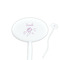 Lotus Flowers Oval Plastic Stir Sticks (Personalized)
