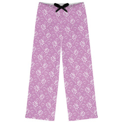 Lotus Flowers Womens Pajama Pants - XL