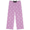 Lotus Flowers Womens Pajama Pants - S