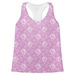 Lotus Flowers Womens Racerback Tank Top - X Large