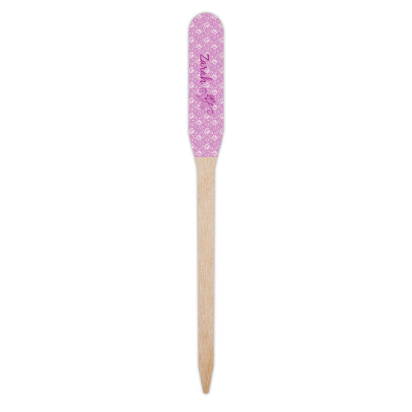 Lotus Flowers Wooden Food Pick - Paddle - Single Pick