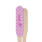 Lotus Flowers Wooden Food Pick - Paddle - Single Sided - Front & Back