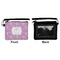 Lotus Flowers Wristlet ID Cases - Front & Back