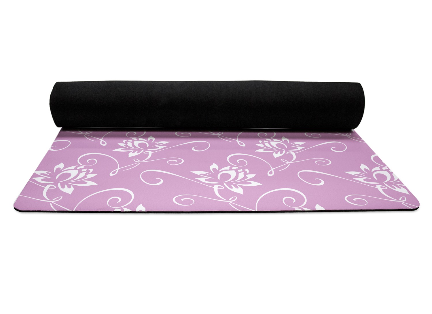 Custom Lotus Flowers Yoga Mat (Personalized) YouCustomizeIt