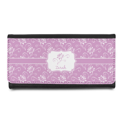 Custom Lotus Flowers Leatherette Ladies Wallet (Personalized)