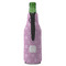 Lotus Flowers Zipper Bottle Cooler - BACK (bottle)