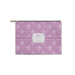 Lotus Flowers Zipper Pouch - Small - 8.5"x6" (Personalized)