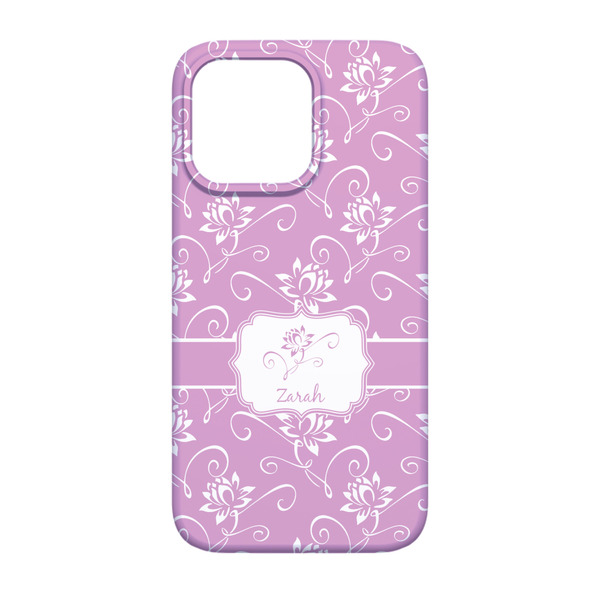 Lotus Flowers iPhone 13 Pro Case - Back
