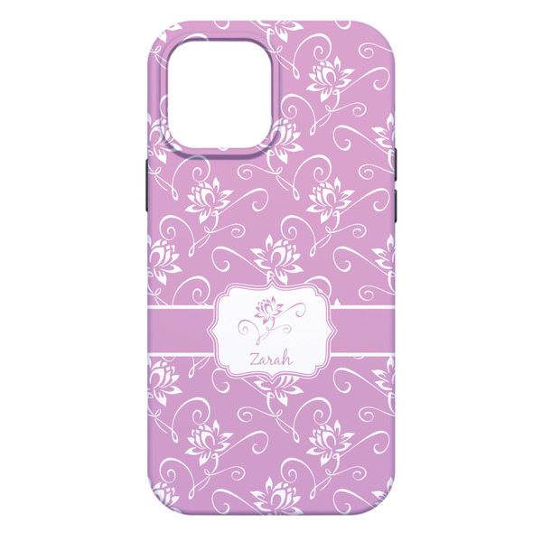 Lotus Flowers iPhone 13 Pro Max Tough Case - Back