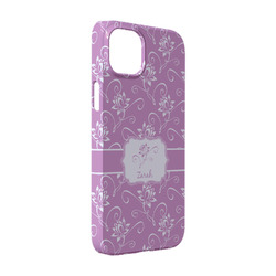 Lotus Flowers iPhone Case - Plastic - iPhone 14 (Personalized)