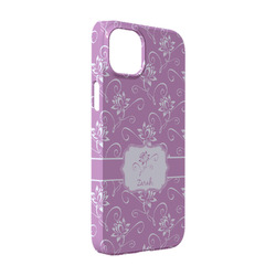 Lotus Flowers iPhone Case - Plastic - iPhone 14 Pro (Personalized)