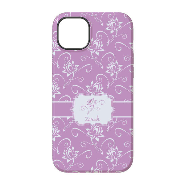 Lotus Flowers iPhone 14 Tough Case - Back