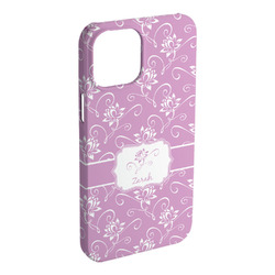 Lotus Flowers iPhone Case - Plastic - iPhone 15 Plus (Personalized)