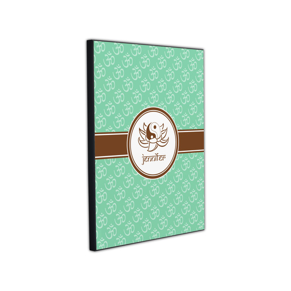 Om 11x14 Wood Print - Angle View