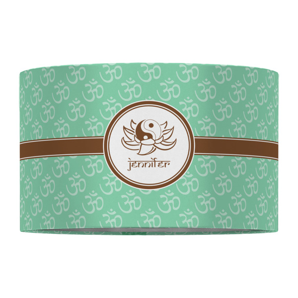 Om 12" Drum Lampshade - FRONT (Fabric)