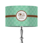 Om 12" Drum Lamp Shade - Fabric (Personalized)