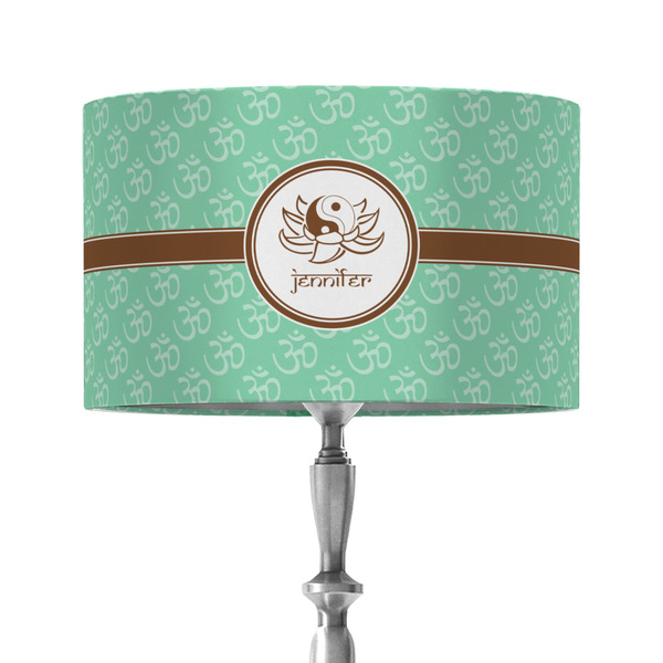 Custom Om 12" Drum Lamp Shade - Fabric (Personalized)