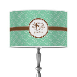 Om 12" Drum Lamp Shade - Poly-film (Personalized)